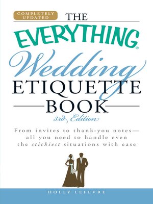 cover image of The Everything Wedding Etiquette Book